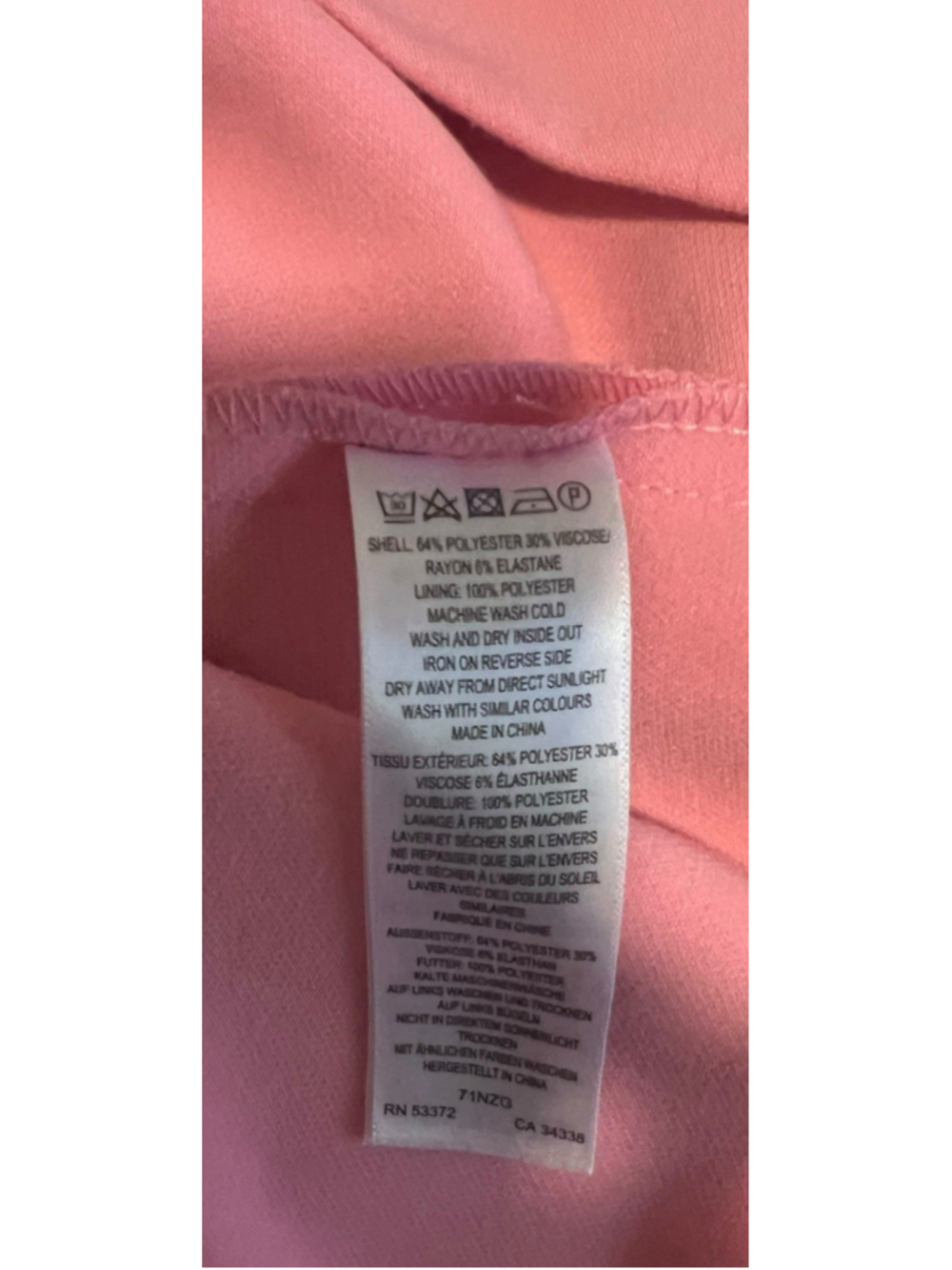 French Connection Strapless Mini Dress Women’s 8 Pink Bow Sash Party Cocktail - Picture 7 of 7